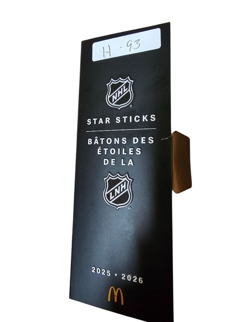 NHL 2025-2026 McDonalds Star Sticks Connor McDavid CCM Collectible Mini Hockey S